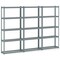 Costway 1/2/3/4 PCS 5-Tier Heavy Duty Storage Shelf Storage Utility Rack Shelf with Anti-tipping Device Grey